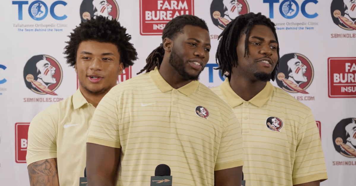 FSU Football: Xavier Chaplin, Izayia Williams, Earnest Rankins interviews