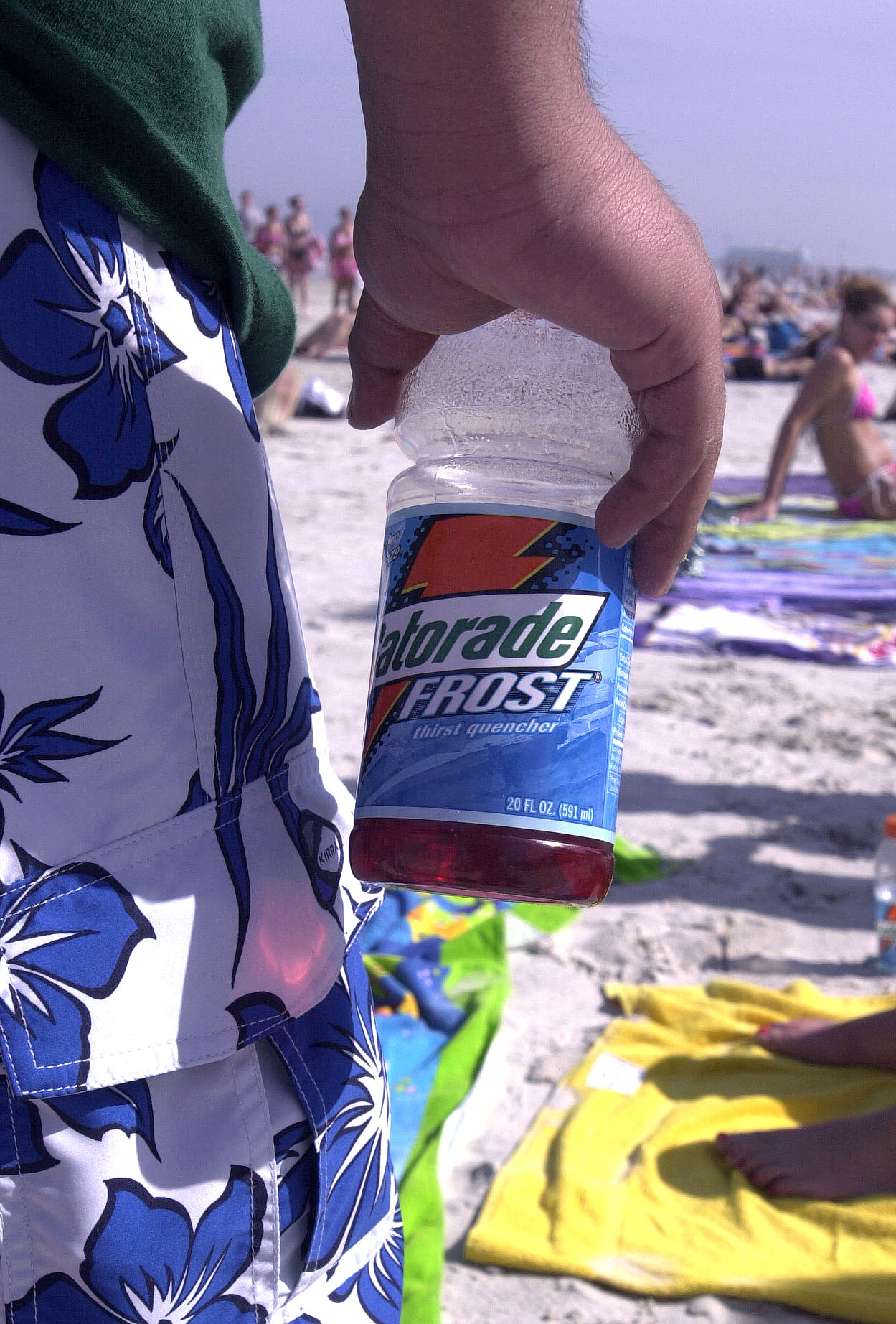 Spring Breakers chill out on at Daytona Beach with concealed...