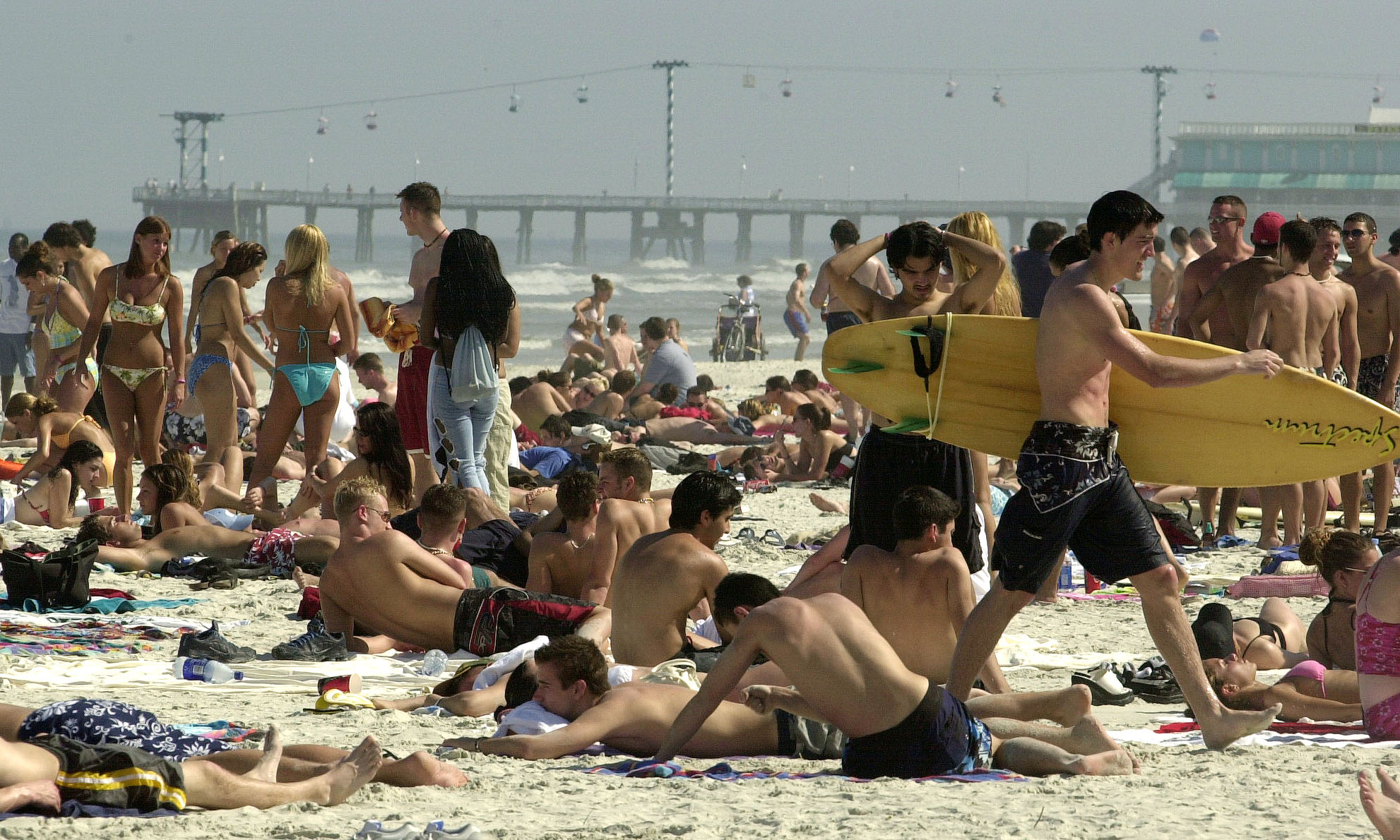 It's hot out there. Daytona Beach is crowded with spring...
