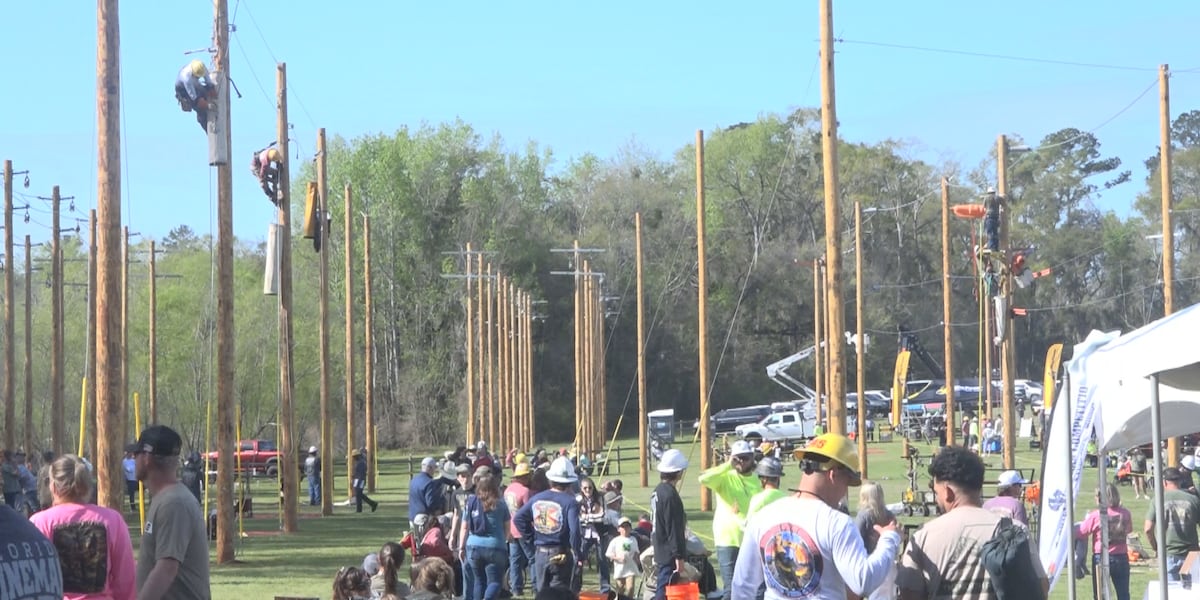 Hundreds compete in annual Florida Lineman Competition