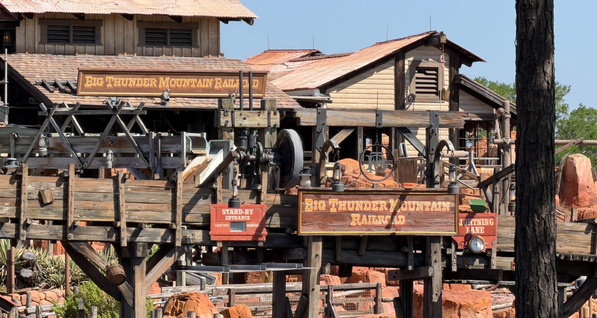 Big Thunder Mountain refurb work continues in March 2026