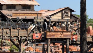 Big Thunder Mountain refurb work continues in March 2026