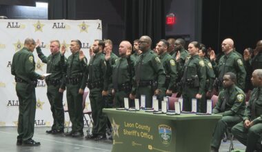 LCSO welcomes new deputies, awards Medal of Valor to reserve deputy in Monday ceremony
