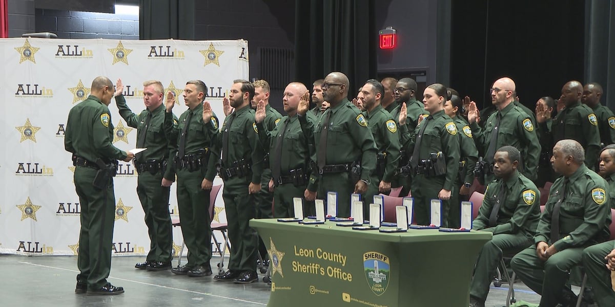 LCSO welcomes new deputies, awards Medal of Valor to reserve deputy in Monday ceremony