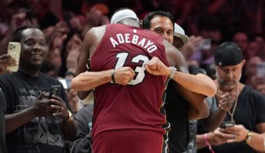 Is Bam Adebayo at top of Miami Heat regular-season hit list?