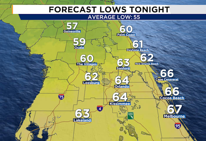 Warm, breezy weather lingers across Central Florida