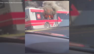 Mechanical issue causes JTA bus to catch fire on Arlington Expressway