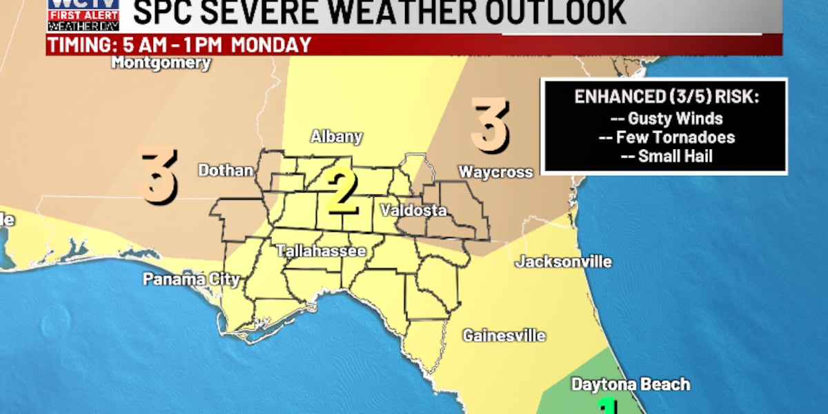 A First Alert Weather Day for strong storm chances ⚠️