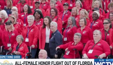 All-female Honor Flight out of Florida