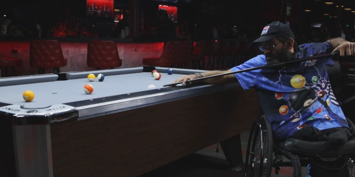 Tallahassee pool player set to take on world’s best at wheelchair championships
