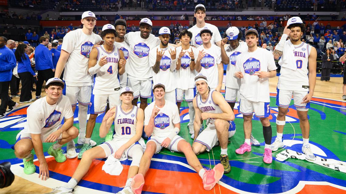 Florida earns No. 1 seed, opens NCAA tournament Friday in Tampa
