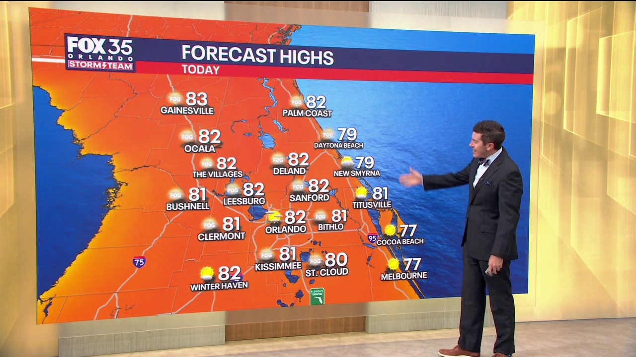 Orlando AM Weather Forecast: Temps on the climb, slim rain chances 