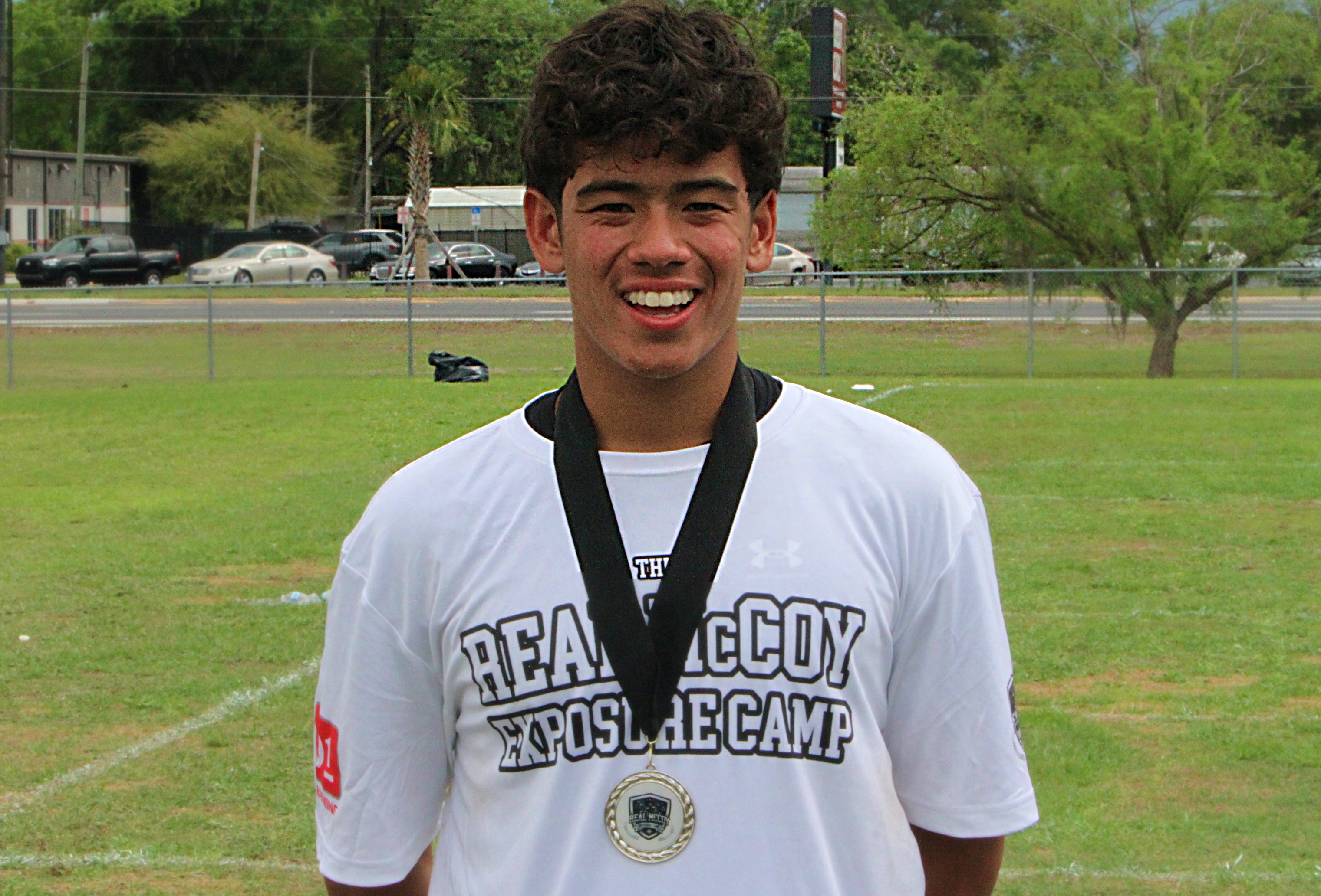 Quarterback MVP AJ Chung of West Orange at the Real...