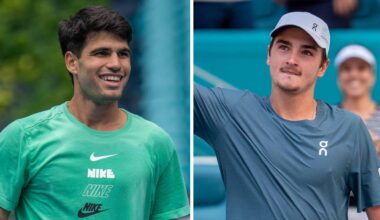 Carlos Alcaraz and Joao Fonseca are set for their maiden Lexus ATP Head2Head meeting.