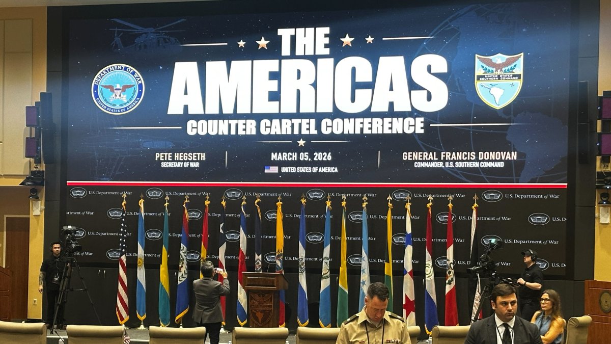 Hegseth hosts inaugural Americas Counter Cartel Conference at SouthCom in Doral – NBC 6 South Florida
