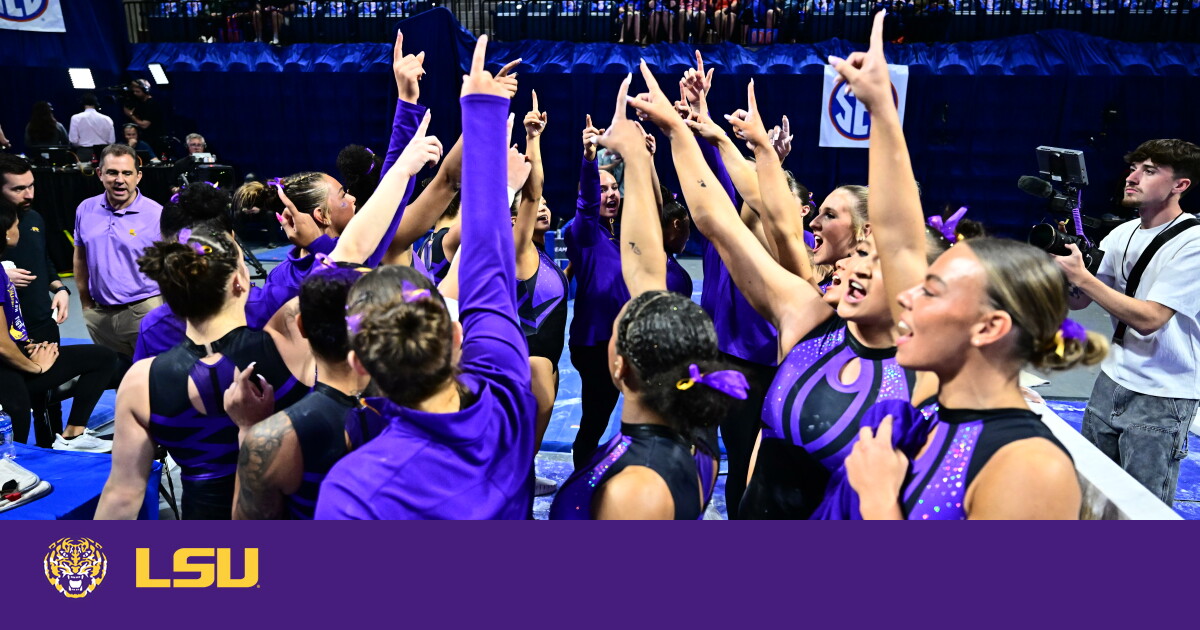 No. 2 Gymnastics Ties Season High; Falls at No. 4 Florida, 198.450-198.325 – LSU