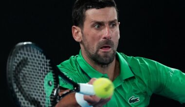 Novak Djokovic withdraws from the Miami Open because of a right shoulder injury