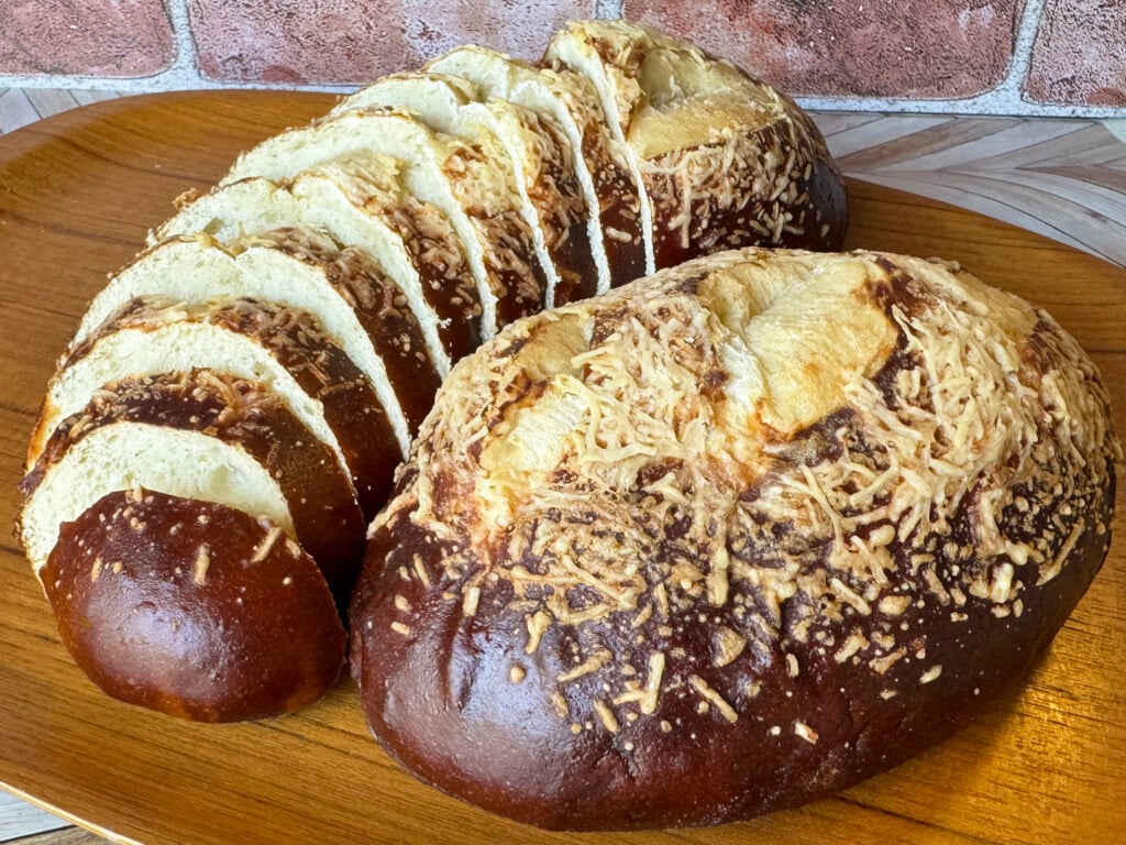 Asiago Pretzel Bread