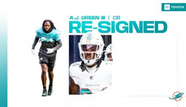 Dolphins re-sign Green III