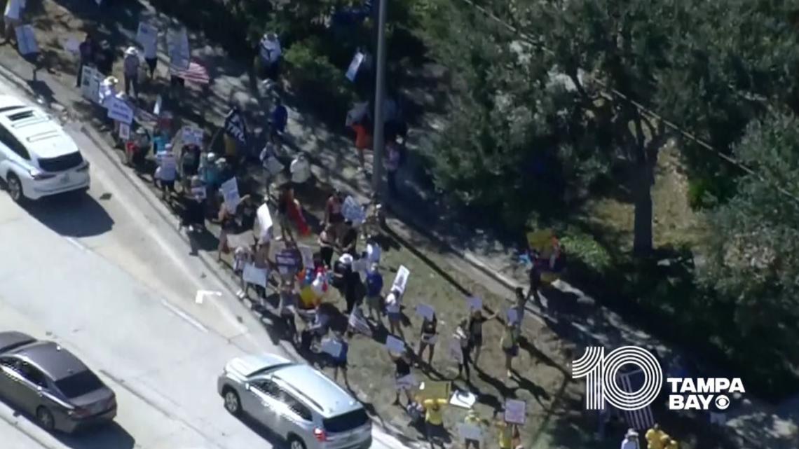 'No Kings' protest takes place in St. Petersburg, Florida