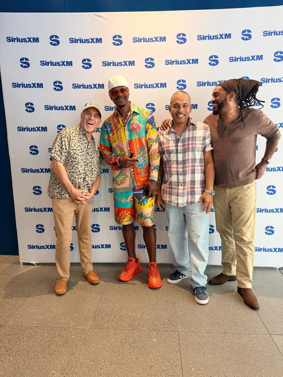 Lou Simon (Senior Director Of Programming at Sirius XM), Mr. Vegas, DJ GQ, Ed Robinson