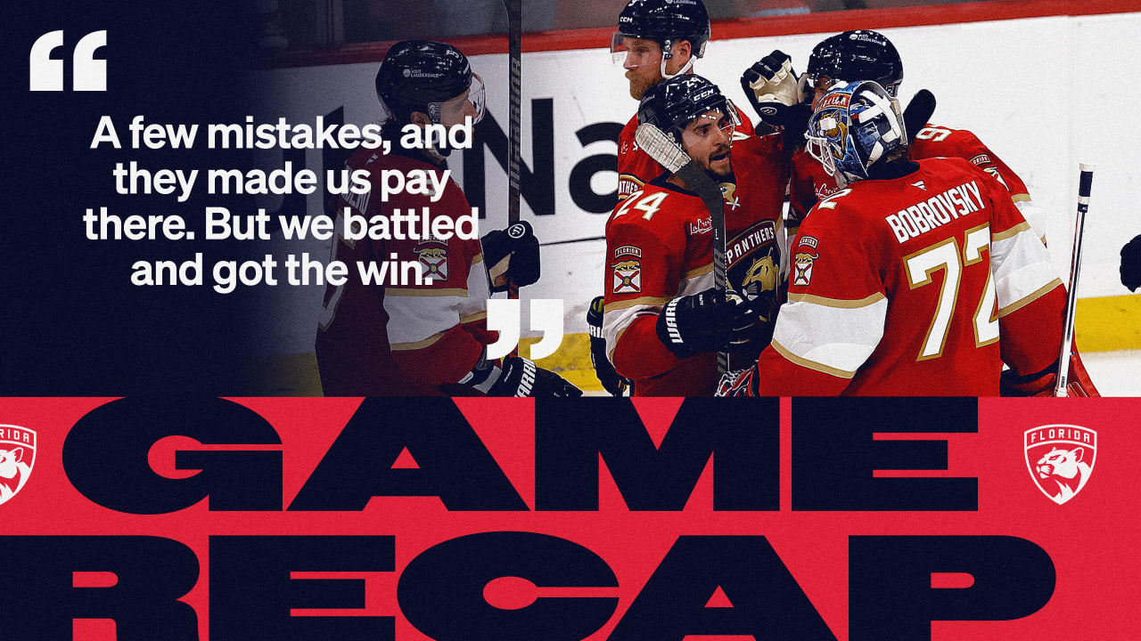 RECAP: Panthers 5, Kraken 4 (SO)