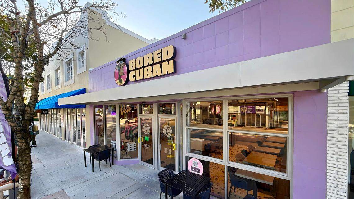 The new Bored Cuban restaurant on Sunset Drive in South Miami.