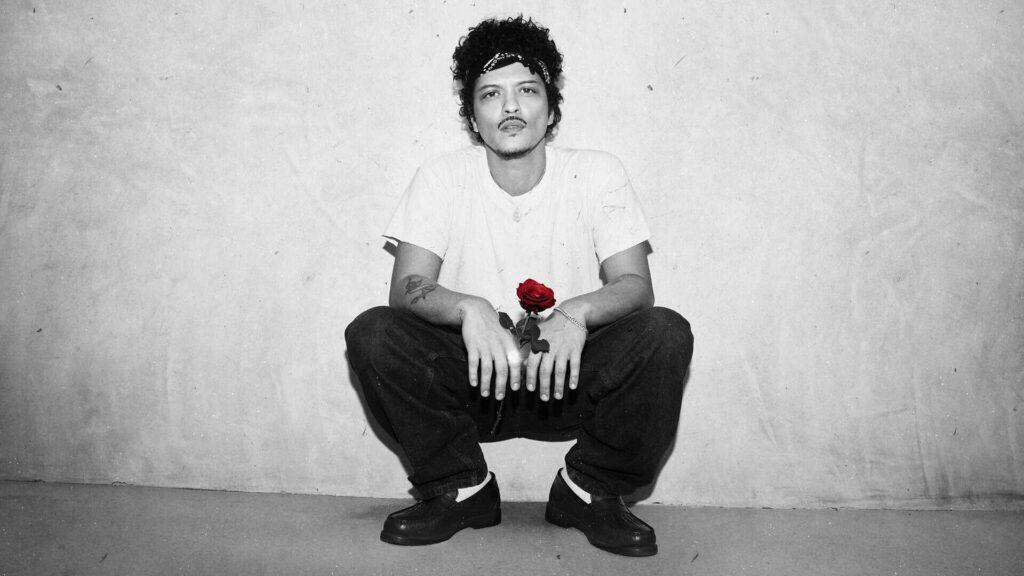 A singer posing for an album