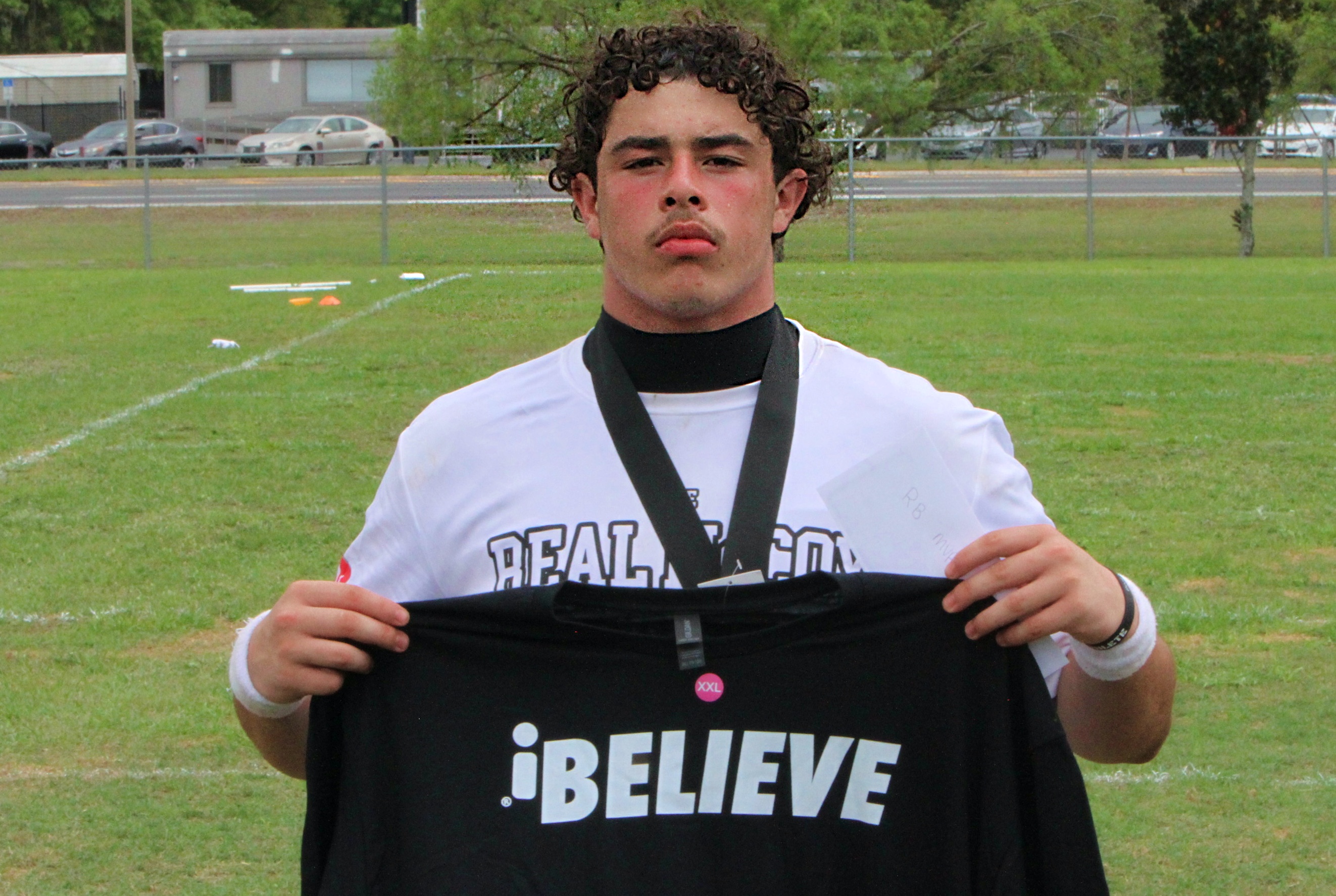 Running back MVP Brian Neves dos Santos at the Real...