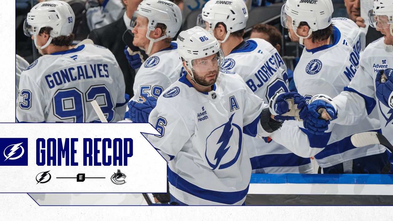 Recap: Lightning 6, Canucks 2
