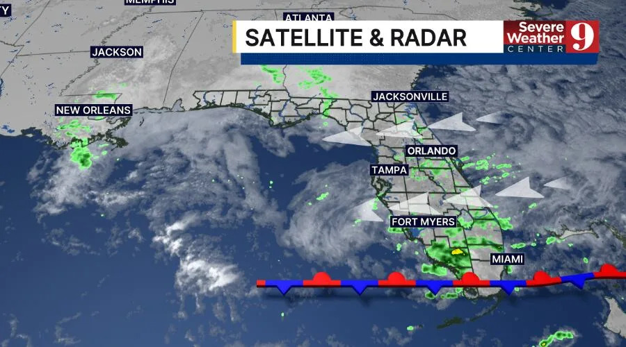 After a windy and unsettled weekend, more rain chances are on the way for the work week in Central Florida.