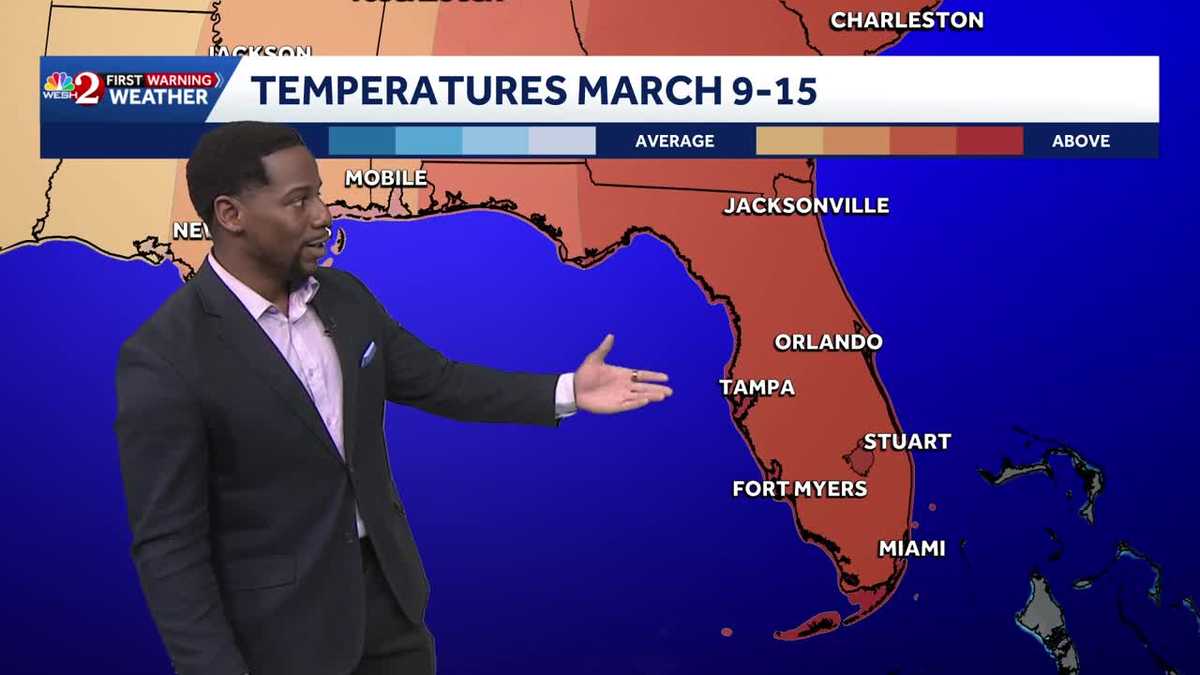 Heating Up In Central Florida Throughout the First Week of March