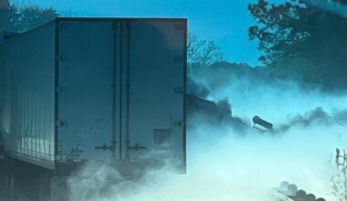 1 dead in Toll 49 crash involving two 18-wheelers near Old Jacksonville Highway