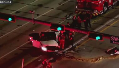 Fort Lauderdale firetruck struck by vehicle in back-to-back crashes that injured 3 people