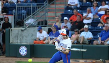 Erickson’s three-hit game propels No. 5 Florida to sweep over Missouri