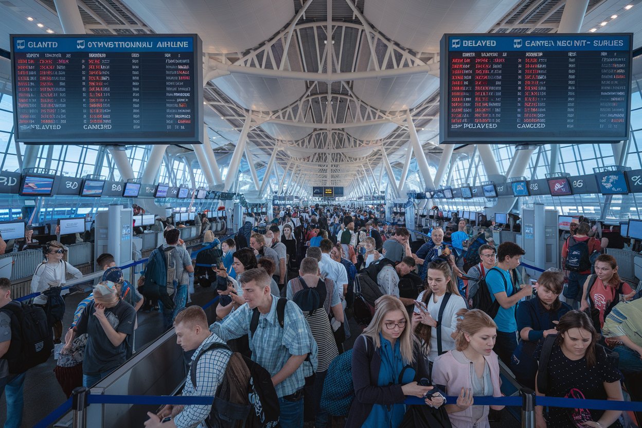 Travelers Bottlenecked at LaGuardia Airport, USA as 161 Flights Are Delayed and 8 Canceled, Disrupting Spirit, Delta, American Airlines, and More Across Domestic and International Routes to Fort Lauderdale, Atlanta, Boston, and Dallas
