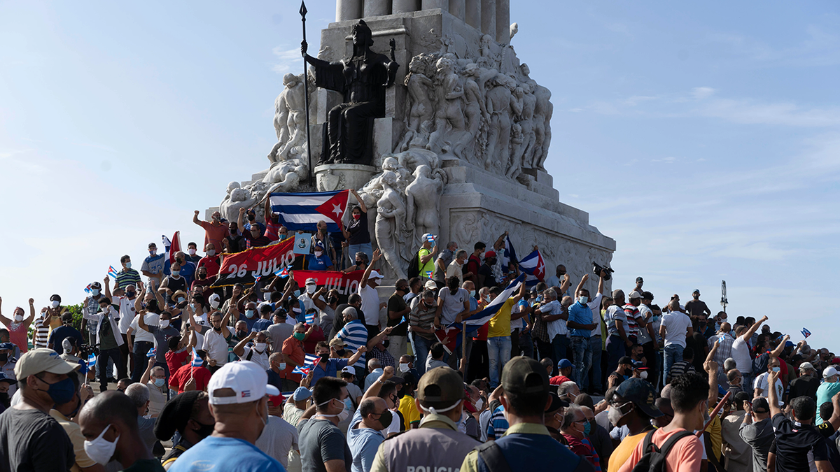 cuban anti-government protesters