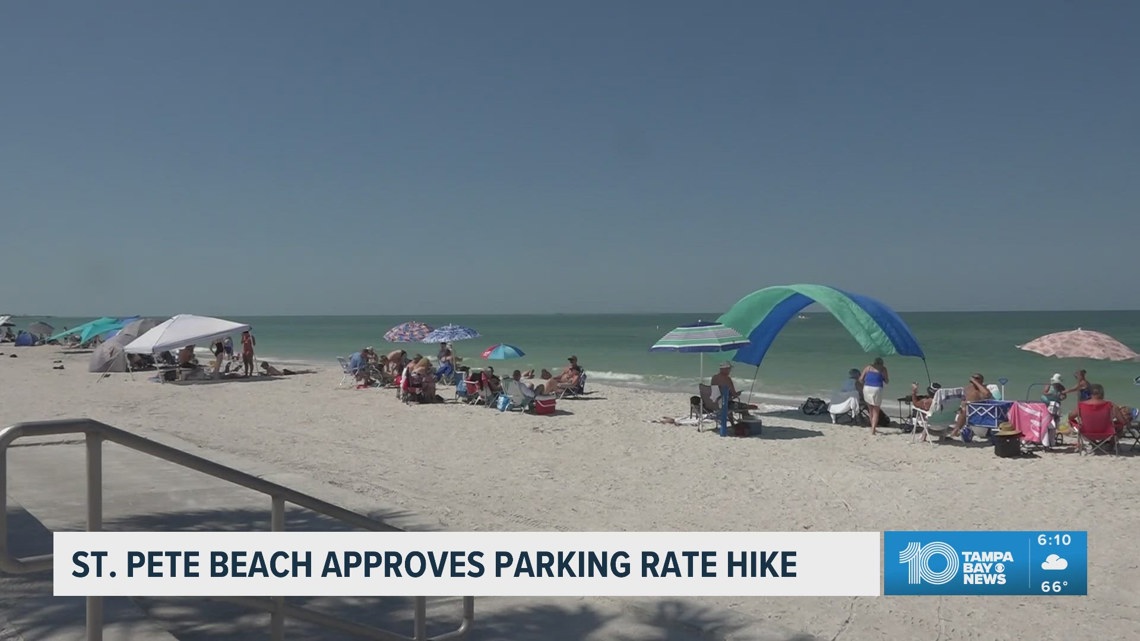 St. Pete Beach votes to raise parking fees