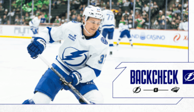 The Backcheck: Lightning drop late night matchup in Minnesota