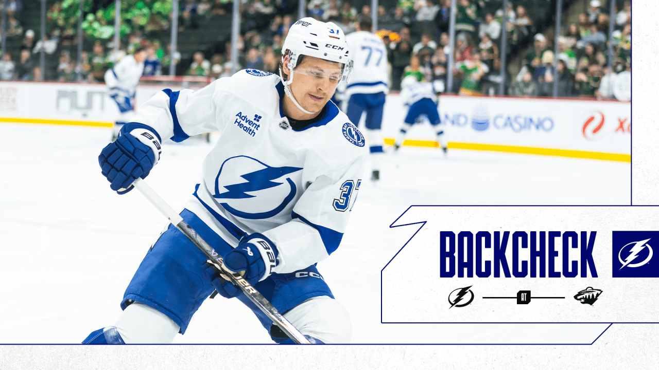 The Backcheck: Lightning drop late night matchup in Minnesota