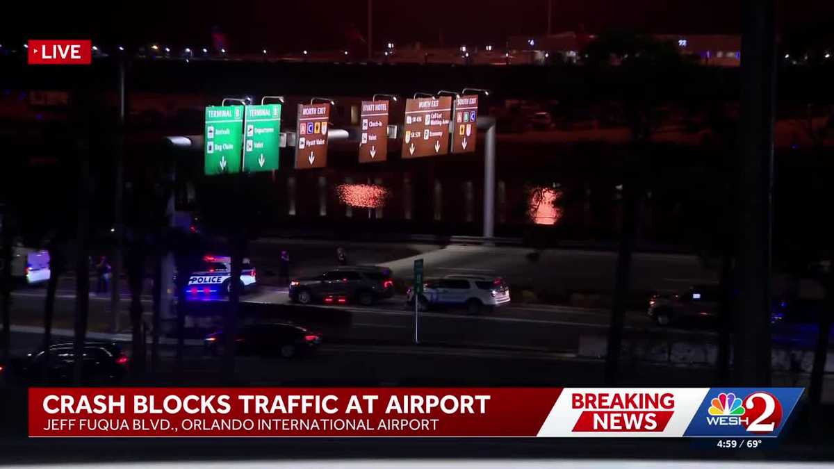 Person hit by car at Orlando International Airport; traffic blocked