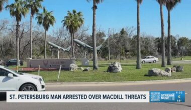 St. Petersburg man arrested over MacDill Air Force Base threats