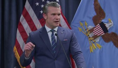Defense Secretary Pete Hegseth joins CENTCOM commander for update as Iran war rages forward