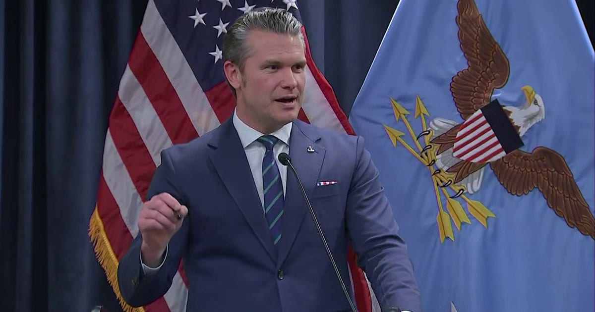Defense Secretary Pete Hegseth joins CENTCOM commander for update as Iran war rages forward