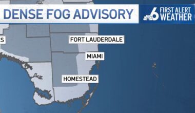 Fog in Miami-Dade and Broward today – NBC 6 South Florida