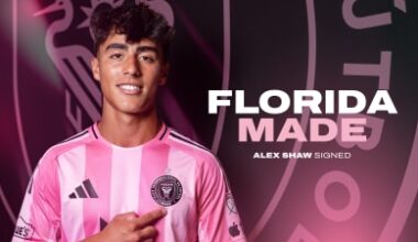 Inter Miami CF Signs Academy Graduate Alexander Shaw as Homegrown Player