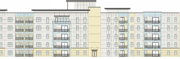 A page from the plans for a new apartment community along Big Sand Lake on Palm Parkway in southwest Orange County. (Courtesy of Kolb Design Group)