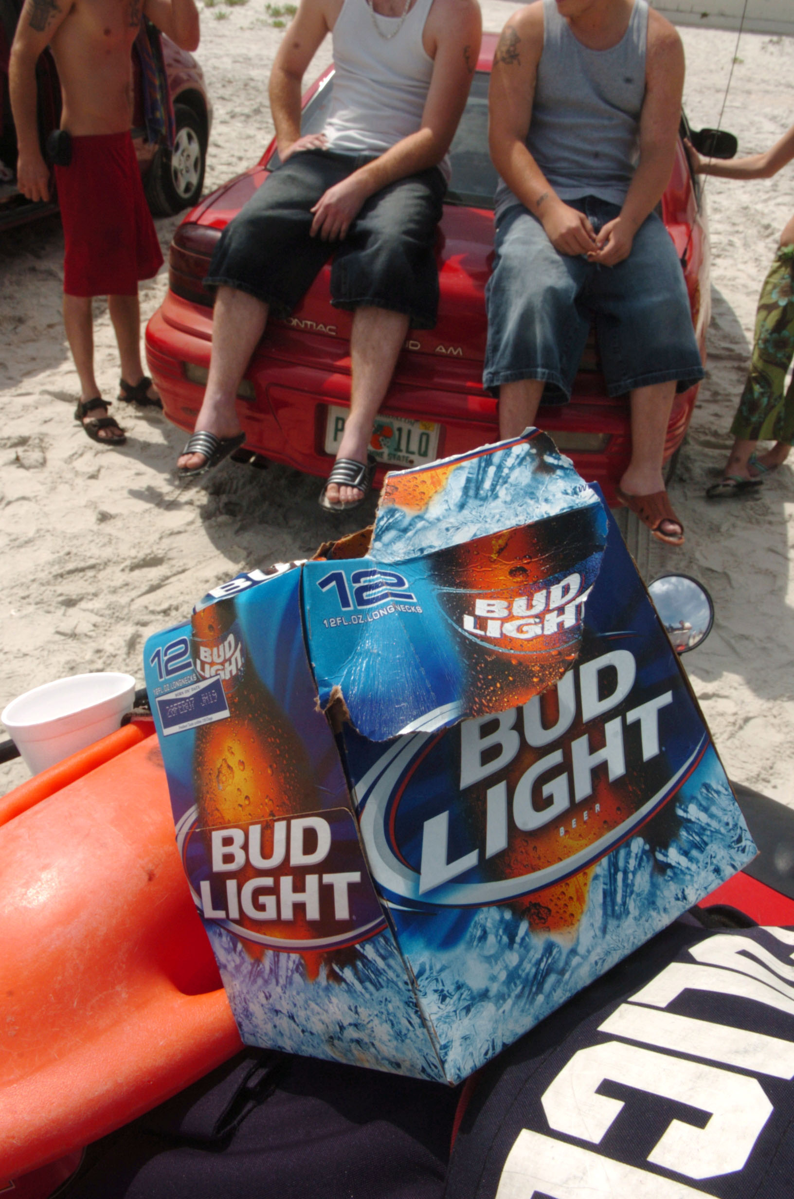 Beer confiscated by Volusia County Beach patrol on Daytona Beach...