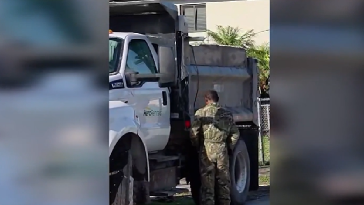 Police ID man who they say was caught on video getting out of stolen dump truck – NBC 6 South Florida