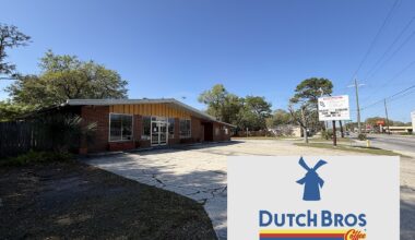 Dutch Bros building in Old Arlington, boosting its potential area shops to 14